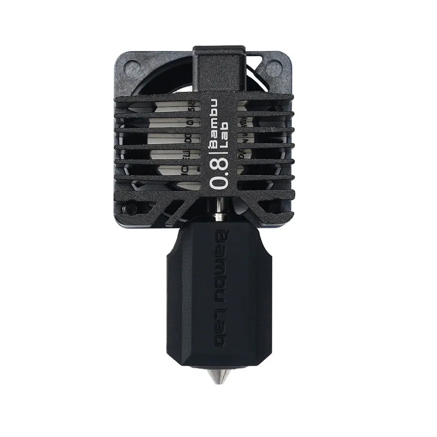 Bambu Lab Hotend Completo con Boquilla Acero Endurecido 0.8mm Bambu P1