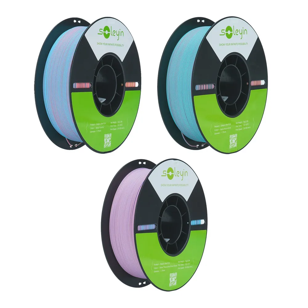 Creality Filamento Ultra PLA Creality Soleyin Nuevos Colores 1kg 1.75mm
