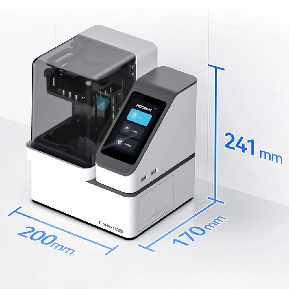 PioCreat PioNext Mini: Tamaño