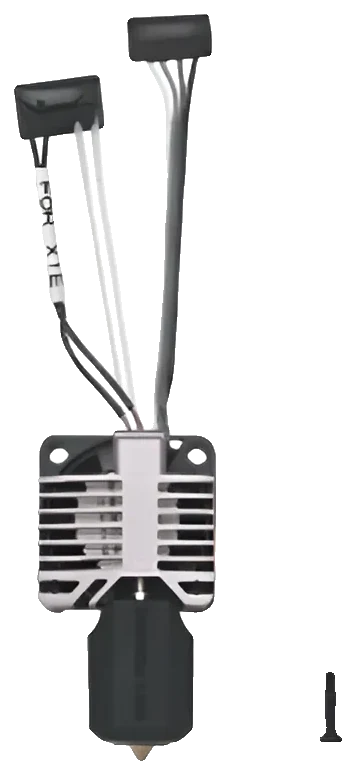 Bambu Lab Hotend Compl. con Boquilla Acero Inox. 0.2mm Bambu Lab X1E