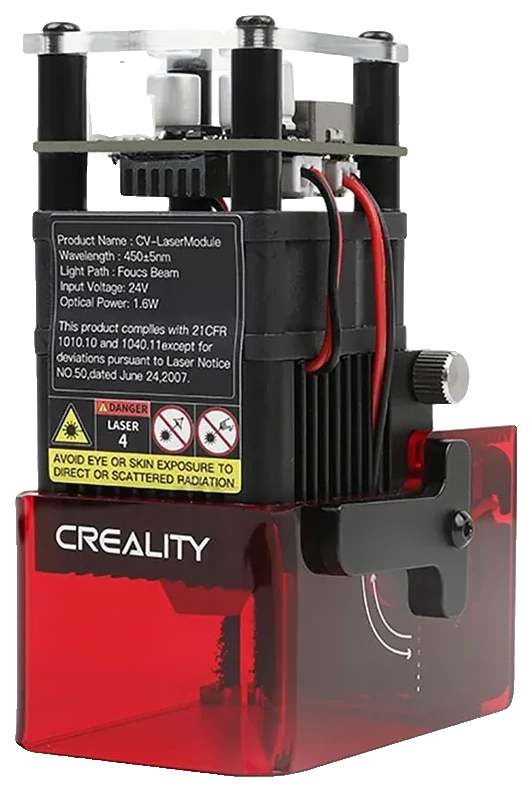 Creality Módulo Grabador Láser 1.6W 24V para Ender 3 S1, S1 Pro y S1 Plus