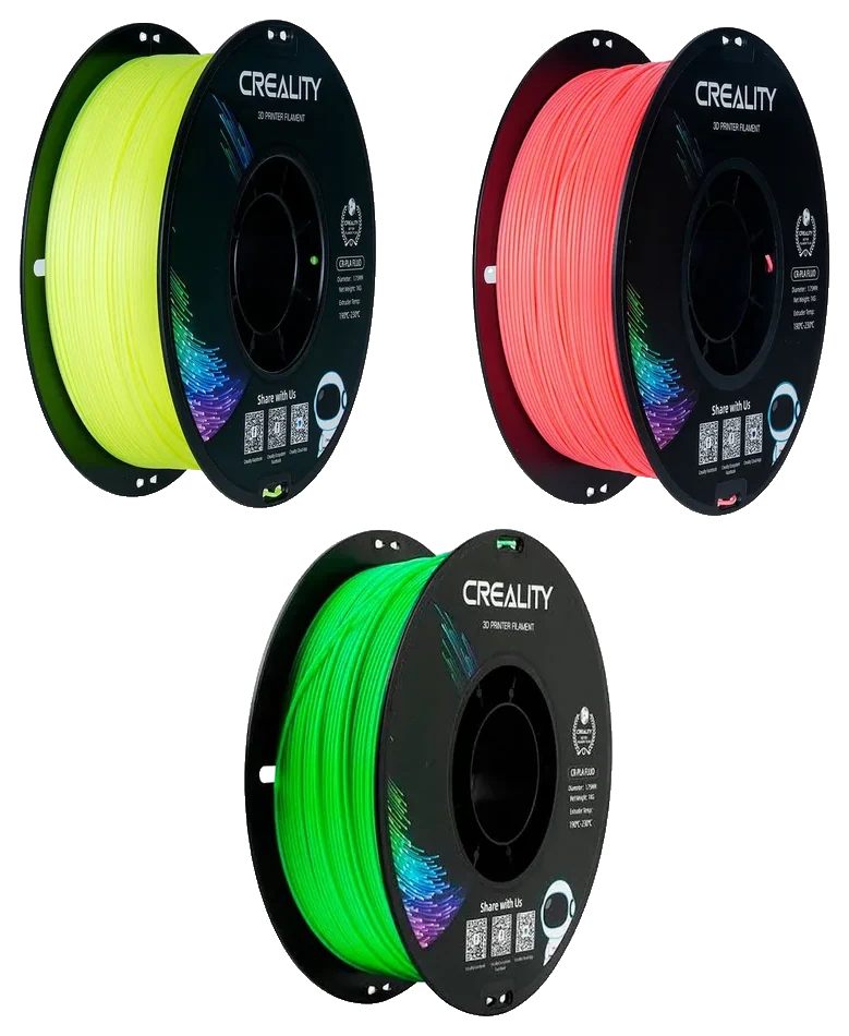Creality Filamente PLA Creality Fluorecente 1.75mm 1KG
