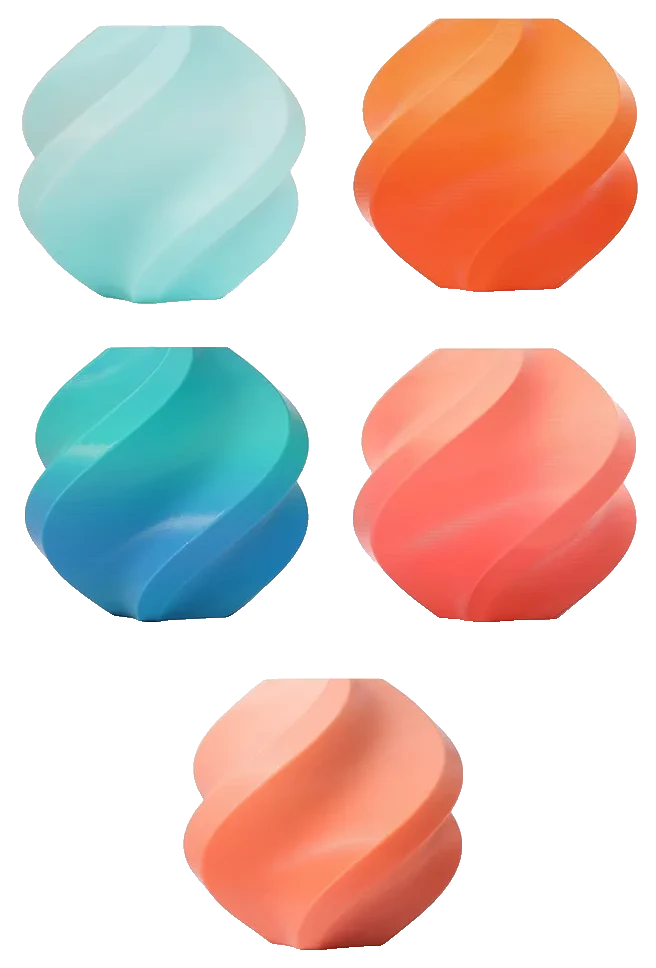 Bambu Lab Filamento PLA Basic Gradient Bambu Lab con Carrete Reusable 1kg 1.75mm