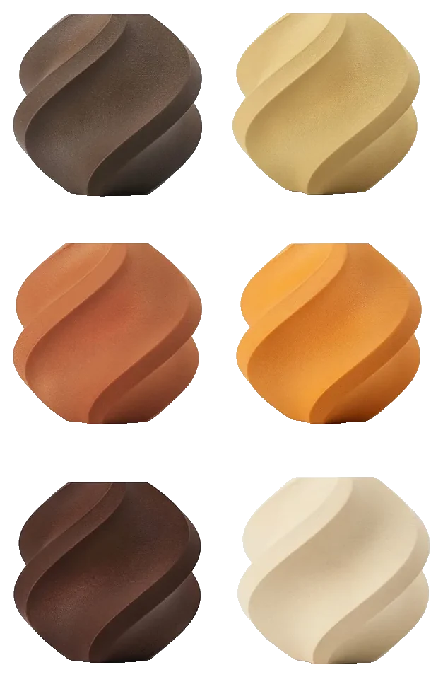 Bambu Lab Filamento PLA Wood Bambu Lab con Carrete Reusable 1kg 1.75mm