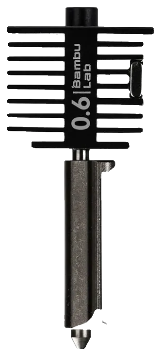 Bambu Lab Hotend con Boquilla Acero Endurecido 0.6mm Bambu A1
