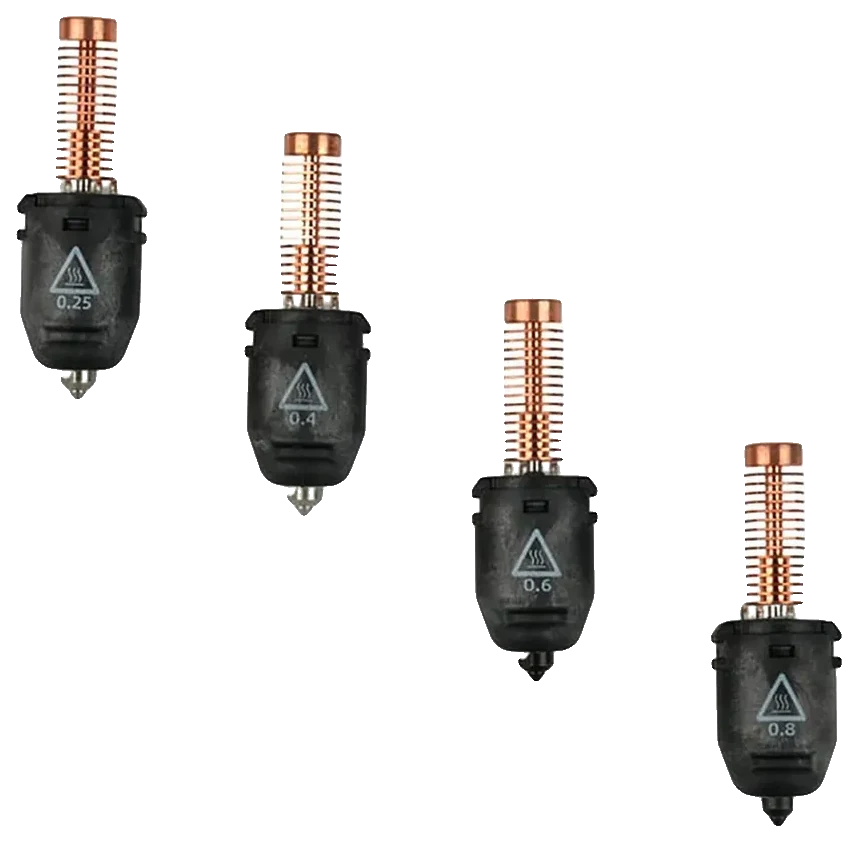Flashforge Kit Boquillas 0,25, 0,4, 06 y 0,8mm Flashforge AD5M y PRO