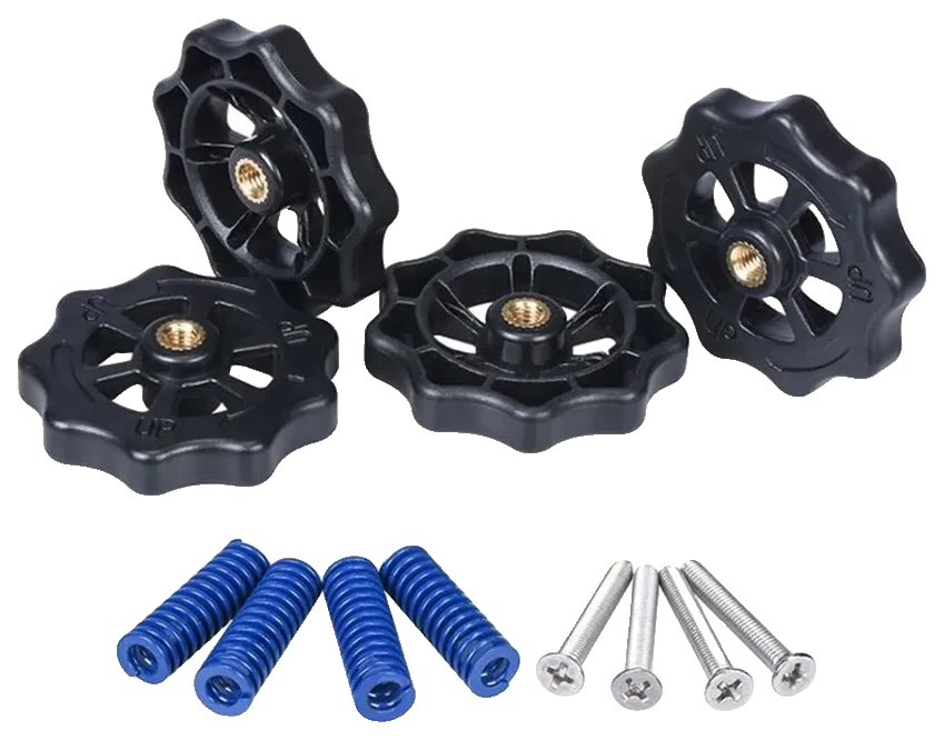 Creality Kit Resortes y Ruedas para Nivelación de Cama